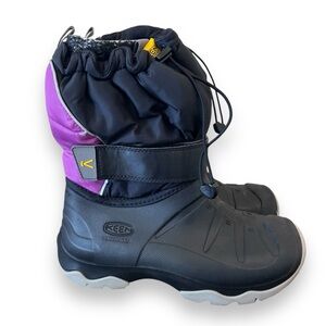 Keen Big  Kids Lumi Boot II Black Violet Size 6 Warm  Winter Boots